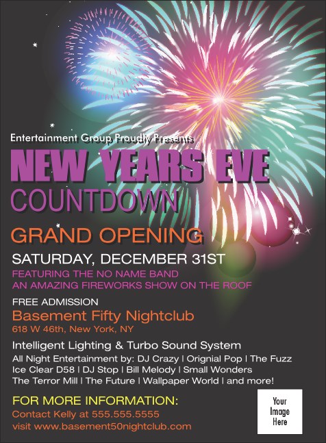 Fireworks Invitation