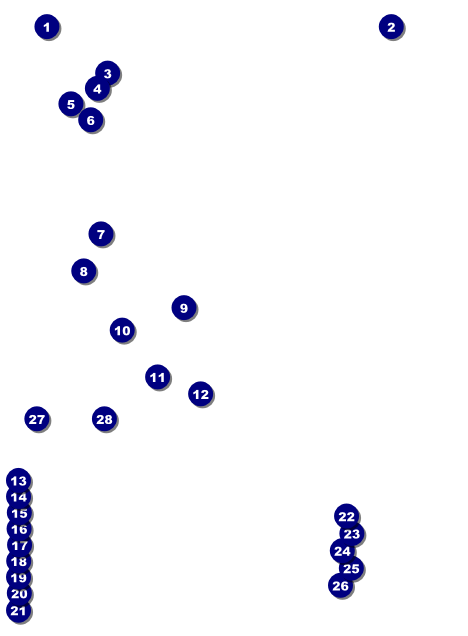 Colour Circles Invitation Front Field Markers