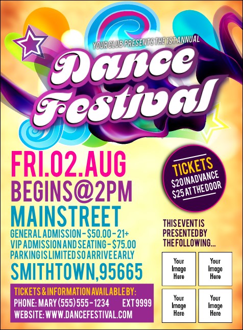 Disco Dance Invitation Product Front