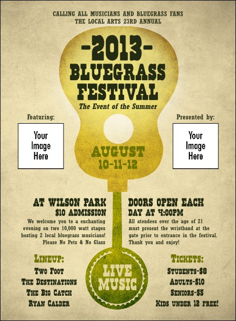 Guitar and Banjo Invitation Product Front