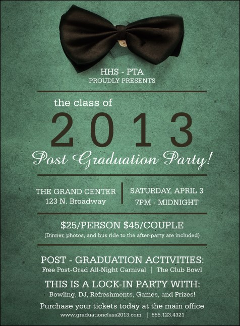 Bow Tie Invitation Product Front