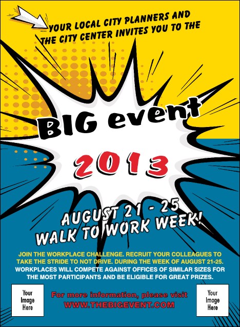 Retro Comic Book Invitation Product Front