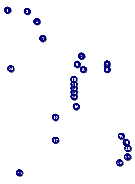 Class Reunion Mascot Green Invitation Front Field Markers