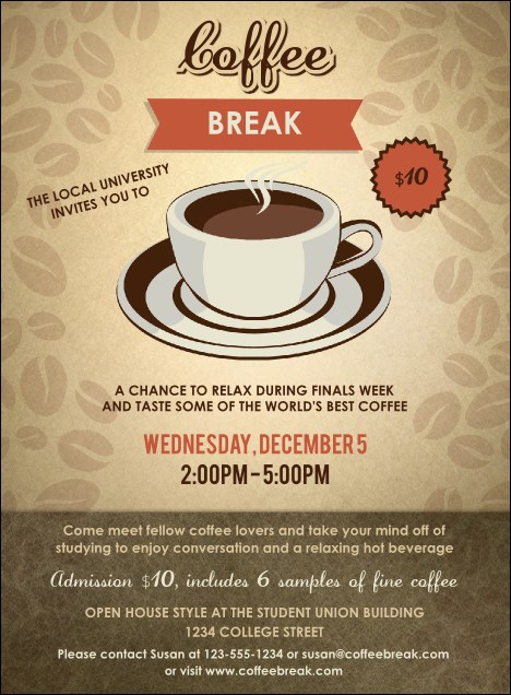 Coffee Invitation Product Front