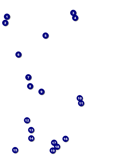 All Purpose Circle Invitation Front Field Markers