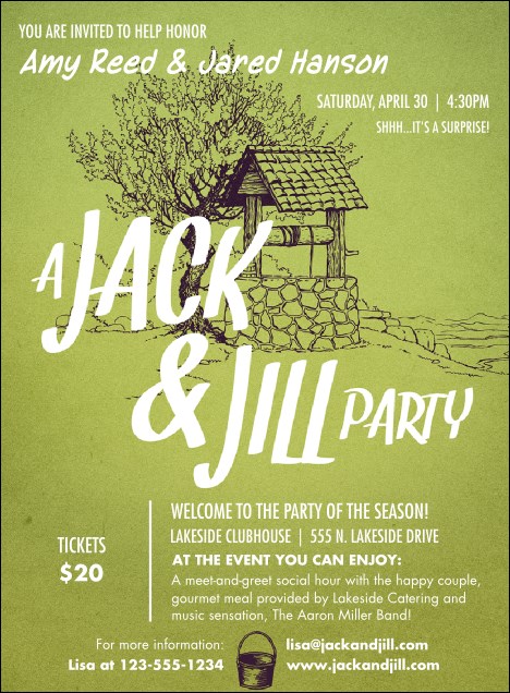 Jack and Jill Invitation Product Front