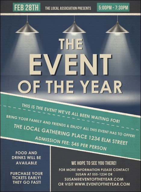 All Purpose Lights Invitation Product Front