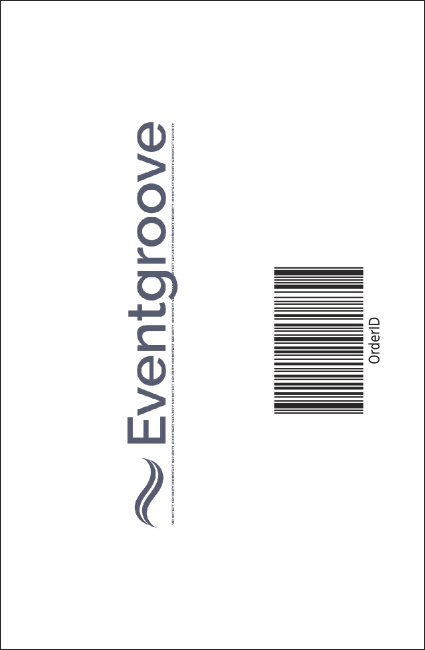 Paper Snowflake Drink Ticket Product Back