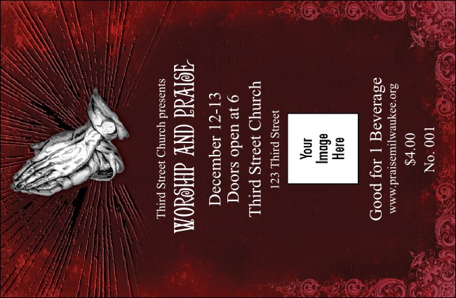 Gospel Drink Ticket Product Front