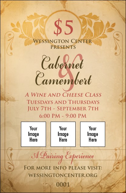 Year Parchment Paper Drink Ticket