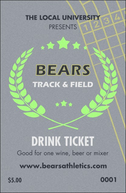 Track and Field Drink Ticket