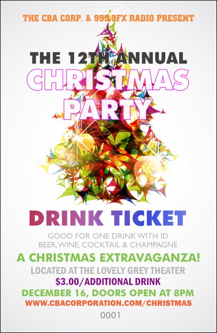 Prism Tree Drink Ticket Product Front