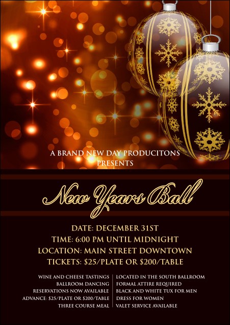 Golden Ornament Postcard Product Front
