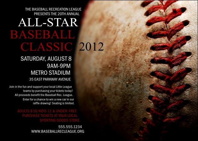 Baseball Stiches Postcard Product Front