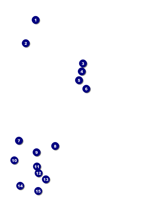 Equestrian Postcard Front Field Markers