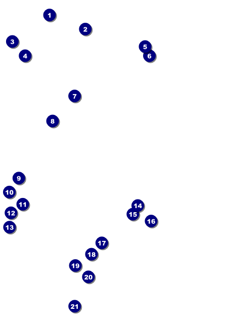 Billiards Postcard Front Field Markers