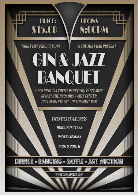 Roaring 20s Postcard Product Front