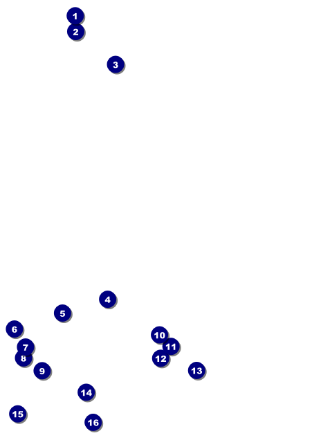 Robot Jack and Jill Postcard Front Field Markers