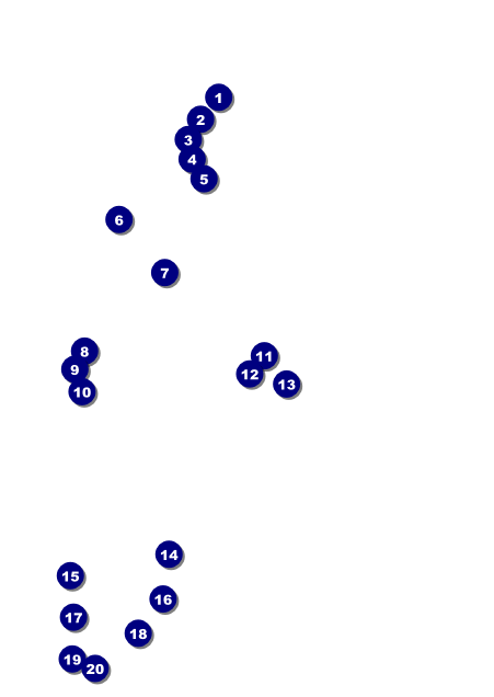 Canada Postcard Front Field Markers