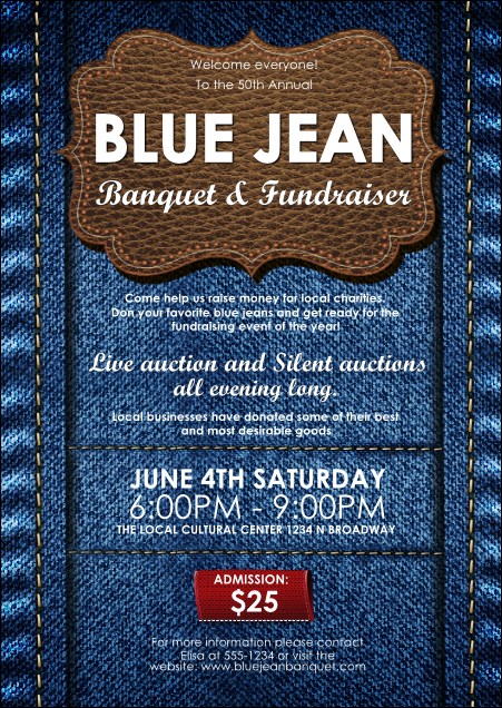 Blue Jeans Postcard Product Front