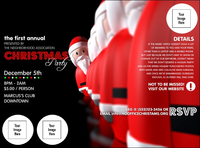 Santa Lineup Flyer 3 Image Uploads Product Front