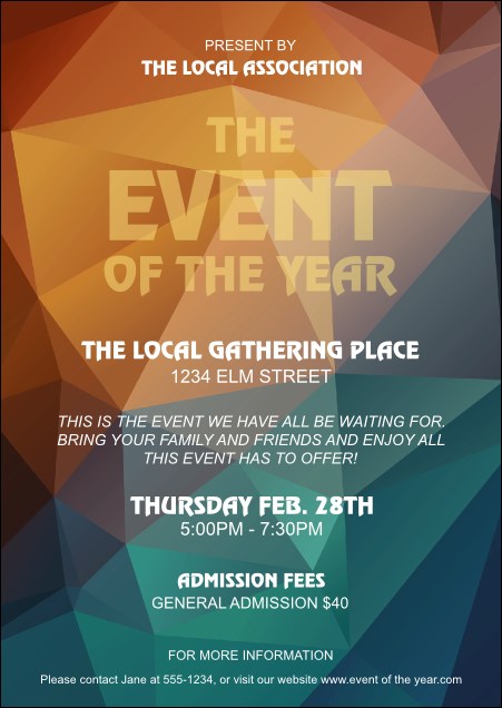 All Purpose Geometric Postcard