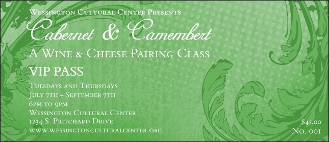 Year Classic Green VIP Pass Product Front