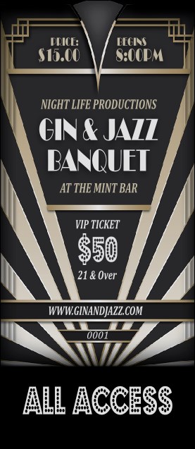 Roaring 20s VIP Pass Product Front