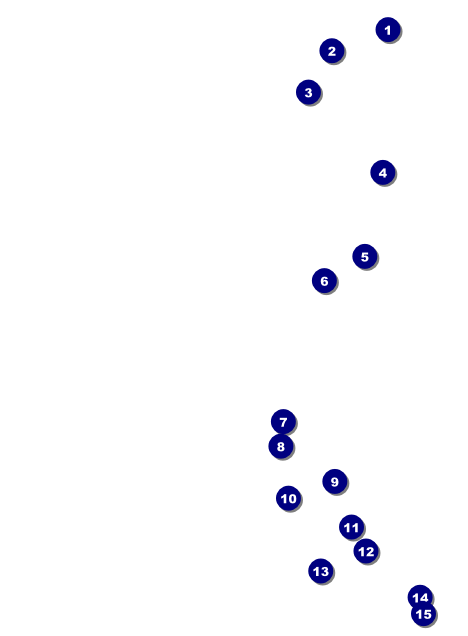 Hollywood Skyline Invitation Front Field Markers