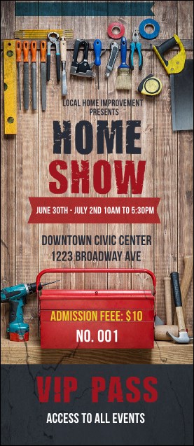 Home Improvement VIP Pass Product Front