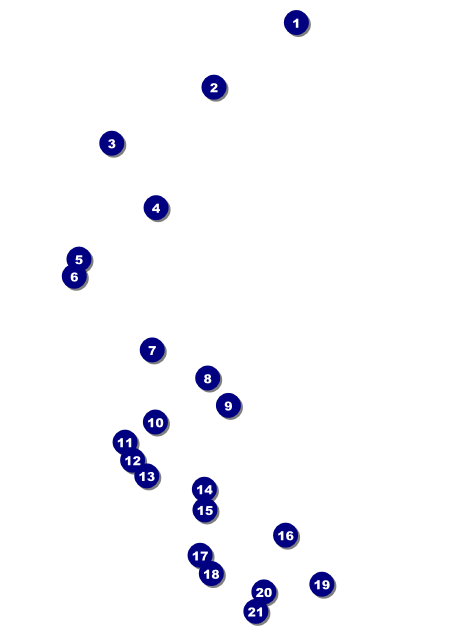 Reunion Postcard Front Field Markers