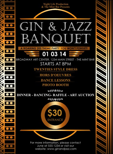 Twenties Invitation Product Front