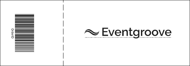 Aloha Event Ticket (black and white) Product Back