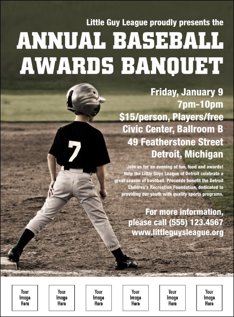 Baseball Flyer 001 Product Front