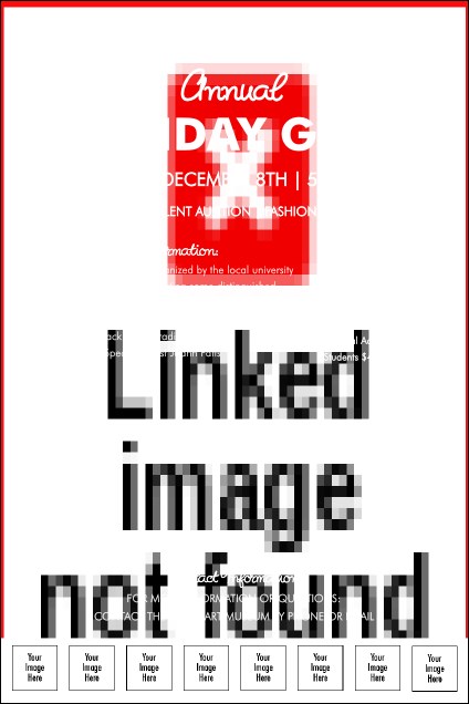 Holiday Gift Logo Poster Product Front