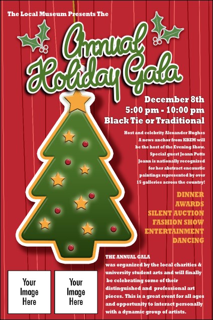 Holiday Tree Poster Product Front