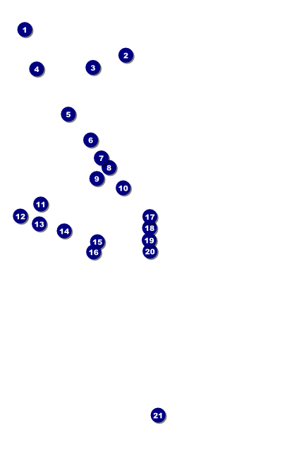 Paper Christmas Tree Poster Front Field Markers