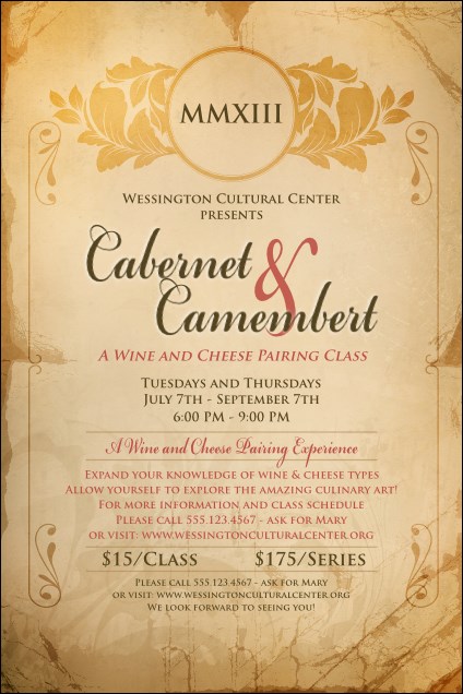 Year Parchment Paper Poster Product Front