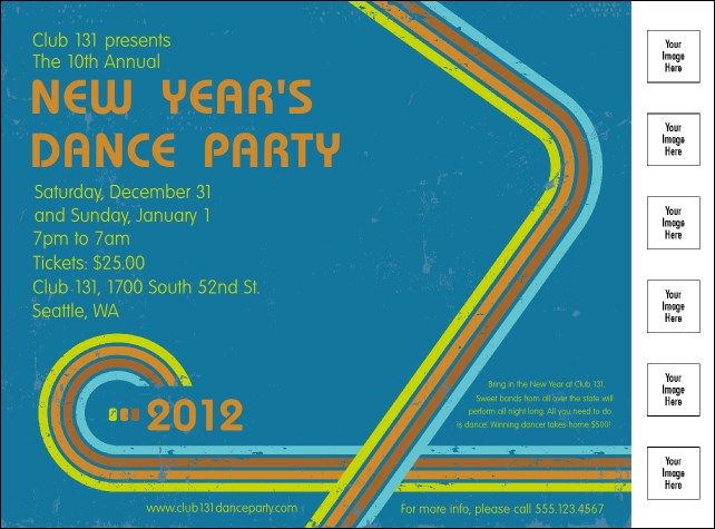 2012 Retro Rainbow Flyer Logo Product Front