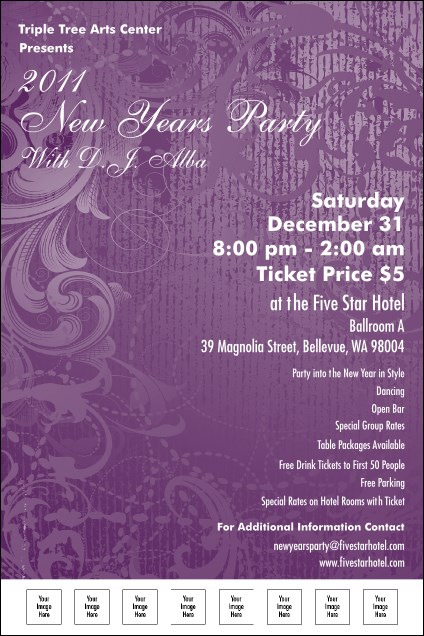 Year Classic Purple Poster Product Front