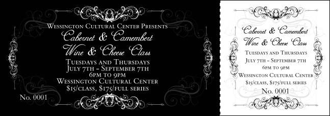 Black Tie Gala 2 Event Ticket Product Front