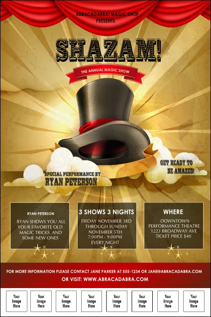 Magic Show Logo Poster Product Front