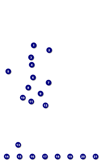 Hip Hop Red Poster Front Field Markers