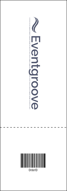 Spring Stripe Event Ticket Product Back