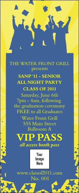 Bright Ideas Graduation VIP Pass Product Front