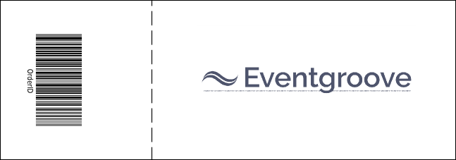 Choral Blue Event Ticket Product Back