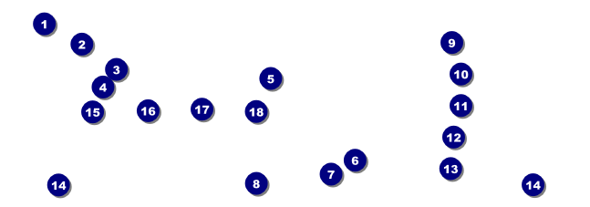Dots Raffle Ticket Landscape (Purple) Front Field Markers