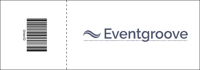 Dots 50/50 Purple Raffle Ticket Product Back