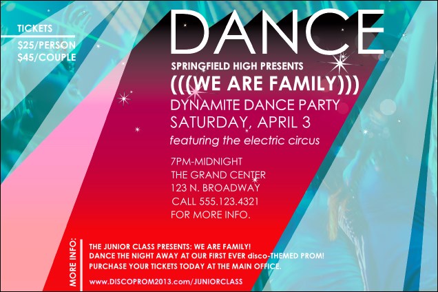 Dance Studio Poster Product Front