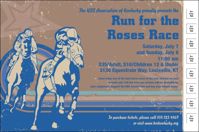 Horse Racing Poster Product Front